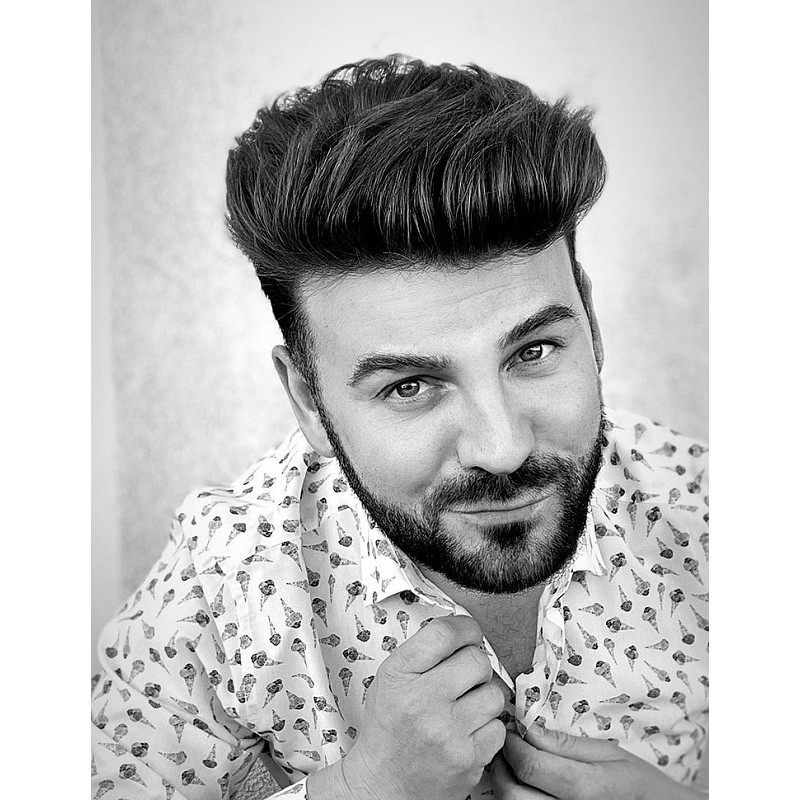 Coeus Herren-Haarersatz | Dünne Hautbasis | LaVividHair