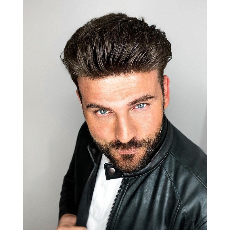 Coeus Herren-Haarersatz | Dünne Hautbasis | LaVividHair