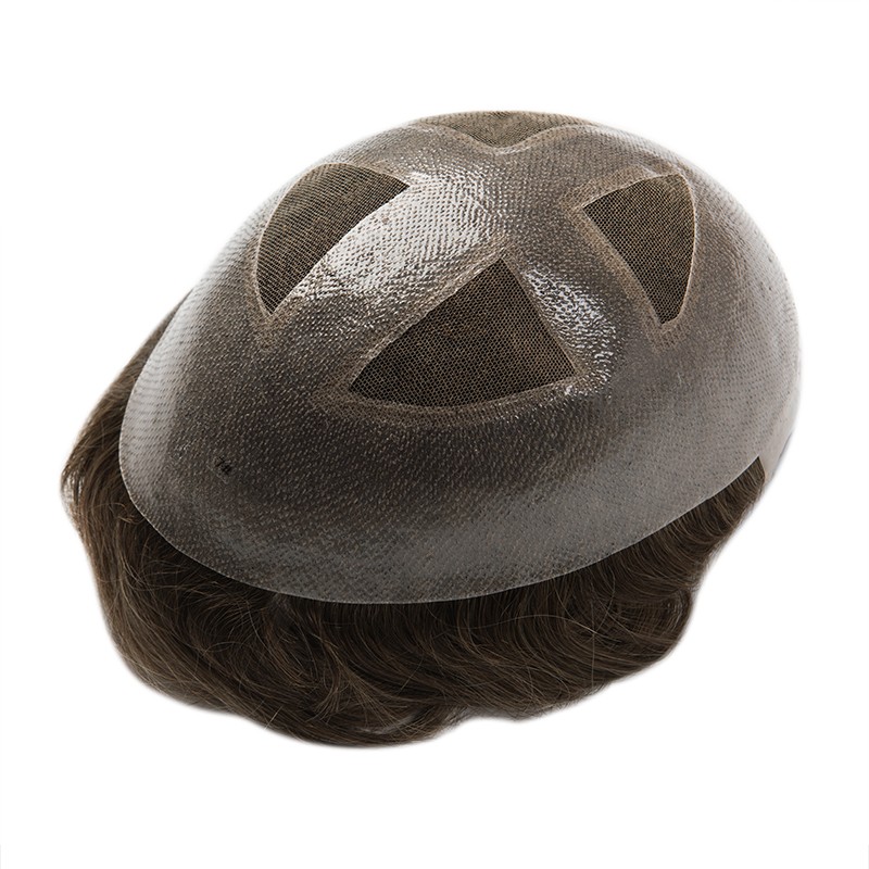 Douglas Atmungsaktives Spitzenhaarsystem mit Poly-Haut | LaVividHair