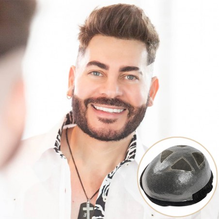 Douglas Atmungsaktives Spitzenhaarsystem mit Poly-Haut | LaVividHair