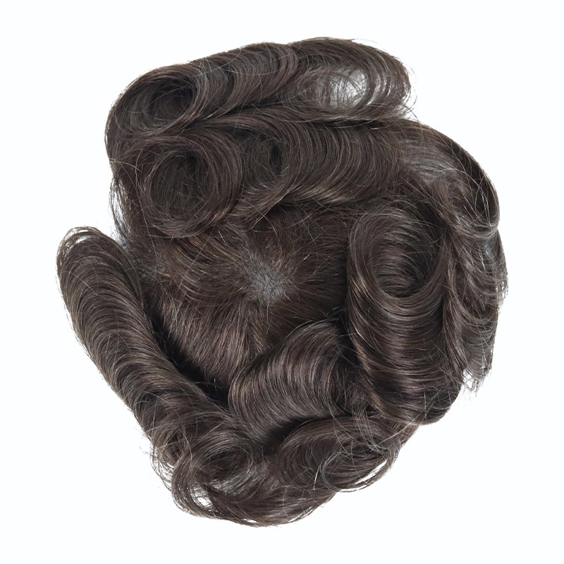 Kronen-Haarpflaster für Männer | Abdeckung für dünner werdende Krone