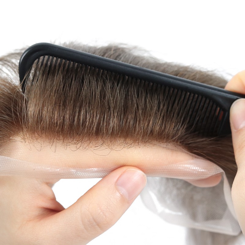 Spitzen-Haarpflaster für Männer | Geheimratsecken Abdeckung