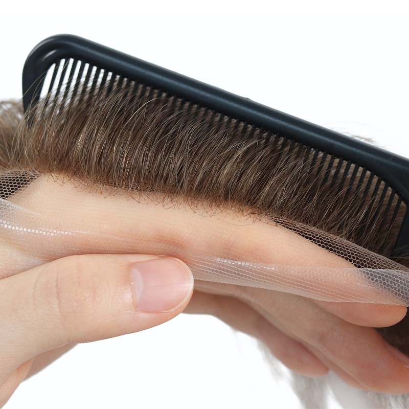 Spitzen-Haarpflaster für Männer | Geheimratsecken Abdeckung