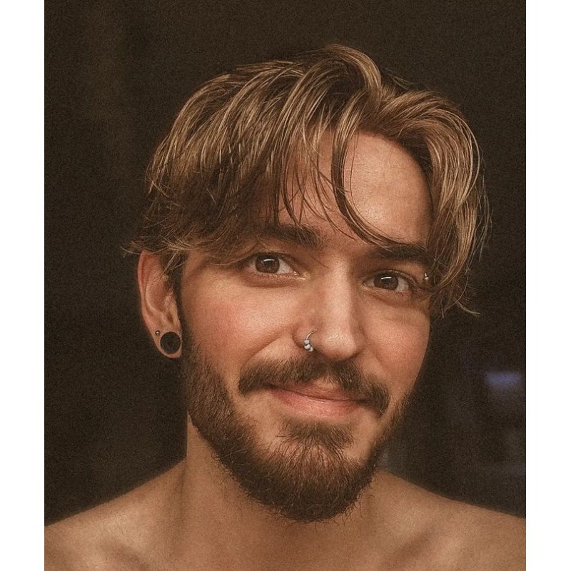 Simois Haarsystem für Männer|Vollspitze&dünnes HautmaterialLaVividHair