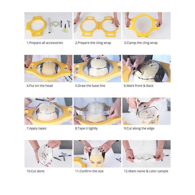 Professioneller Hair System Template Maker