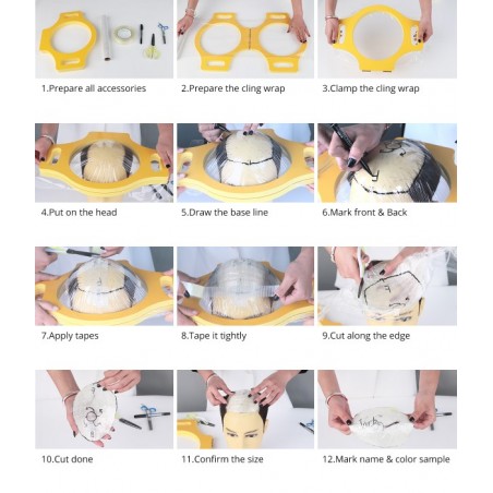 Professioneller Hair System Template Maker Professioneller Hair System Template Maker