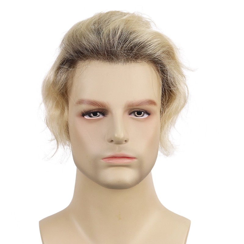 Travis Haarsystem | Dunkler Ansatz & Platinblond