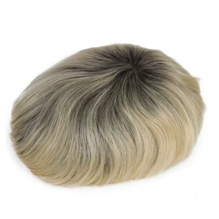 Travis Haarsystem | Dunkler Ansatz & Platinblond