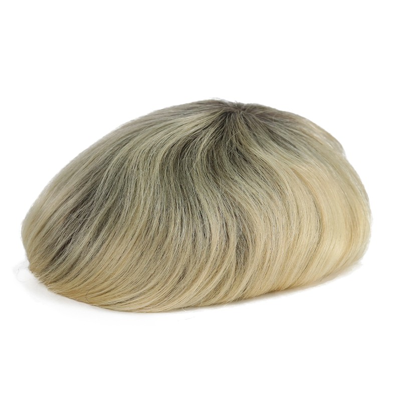 Travis Haarsystem | Dunkler Ansatz & Platinblond