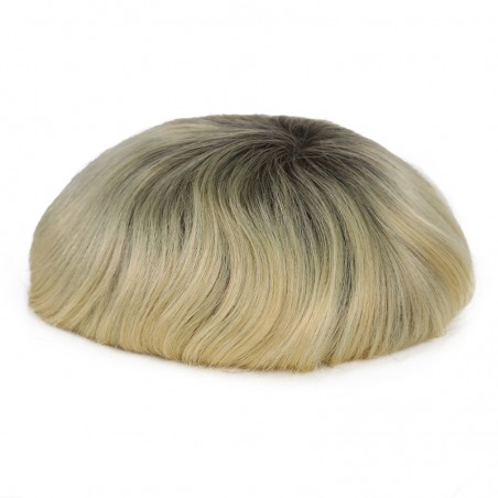 Travis Haarsystem | Dunkler Ansatz & Platinblond