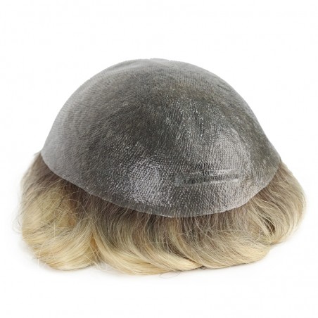 Travis Haarsystem | Dunkler Ansatz & Platinblond