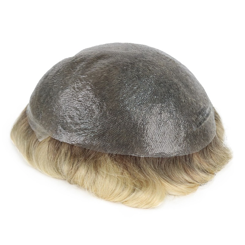 Travis Haarsystem | Dunkler Ansatz & Platinblond