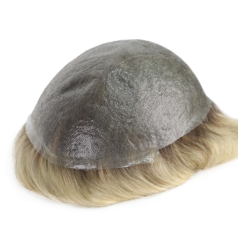 Travis Haarsystem | Dunkler Ansatz & Platinblond