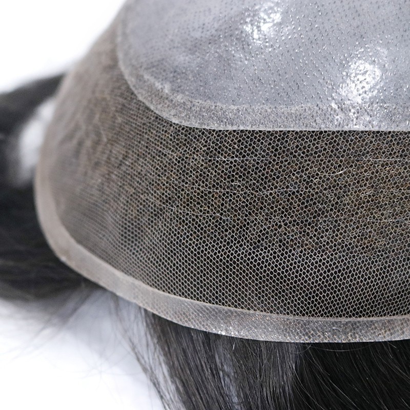 Oceanus Männerhaarsystem | Spitze vorne, Haut im Rücken | LaVividHair