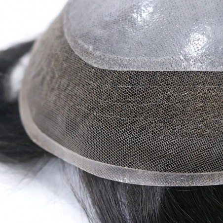 Oceanus Männerhaarsystem | Spitze vorne, Haut im Rücken | LaVividHair Oceanus Männerhaarsystem | Spitze vorne, Haut im Rücken | LaVividHair