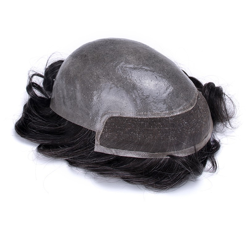 Oceanus Männerhaarsystem | Spitze vorne, Haut im Rücken | LaVividHair