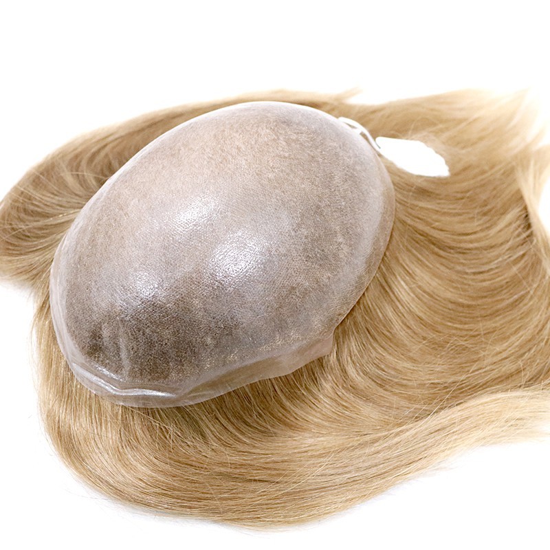 Cronus Haarausfallbehandlung|Volle Polyskin Basis|Europäisches Haar