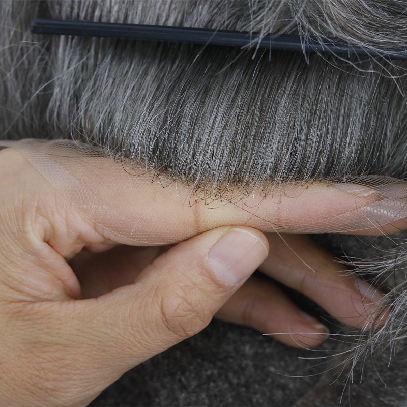 Lace Middle + 1'' Skin Haarsystem | Europäisches Haar | LaVividHair