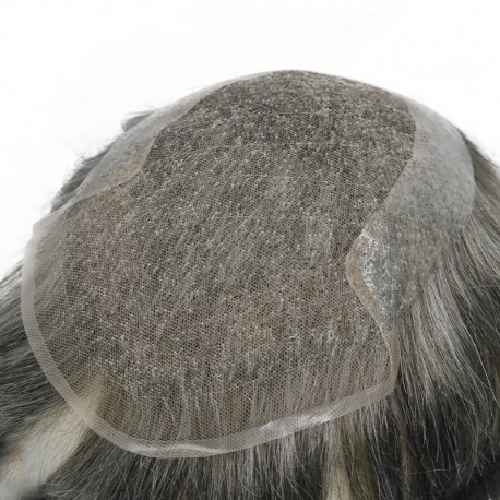 Lace Middle + 1'' Skin Haarsystem | Europäisches Haar | LaVividHair