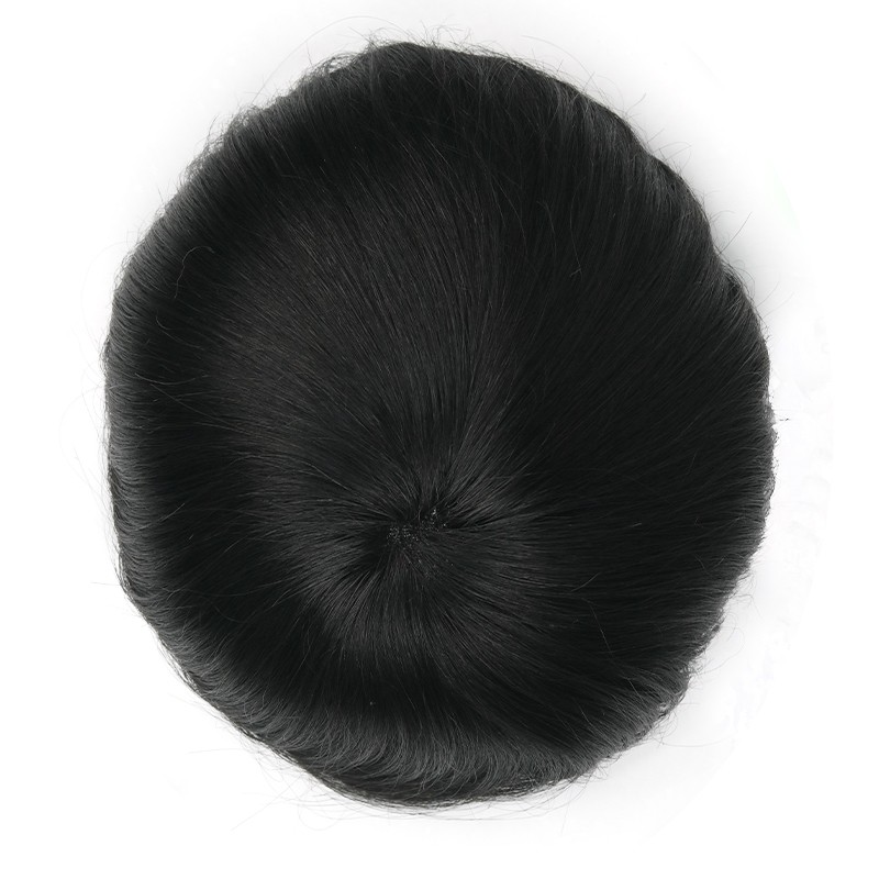 Full Swiss Lace Haarsystem | Jet Black Europäisches Haar | LaVividHair