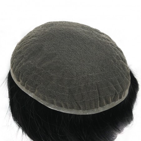 Full Swiss Lace Haarsystem | Jet Black Europäisches Haar | LaVividHair