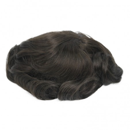 0.10-0.12mm Vollhaut Haarsystem | Indisches Menschenhaar | LaVividHair