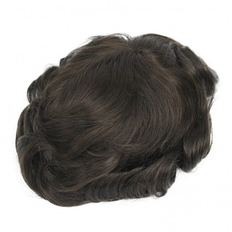 0.10-0.12mm Vollhaut Haarsystem | Indisches Menschenhaar | LaVividHair