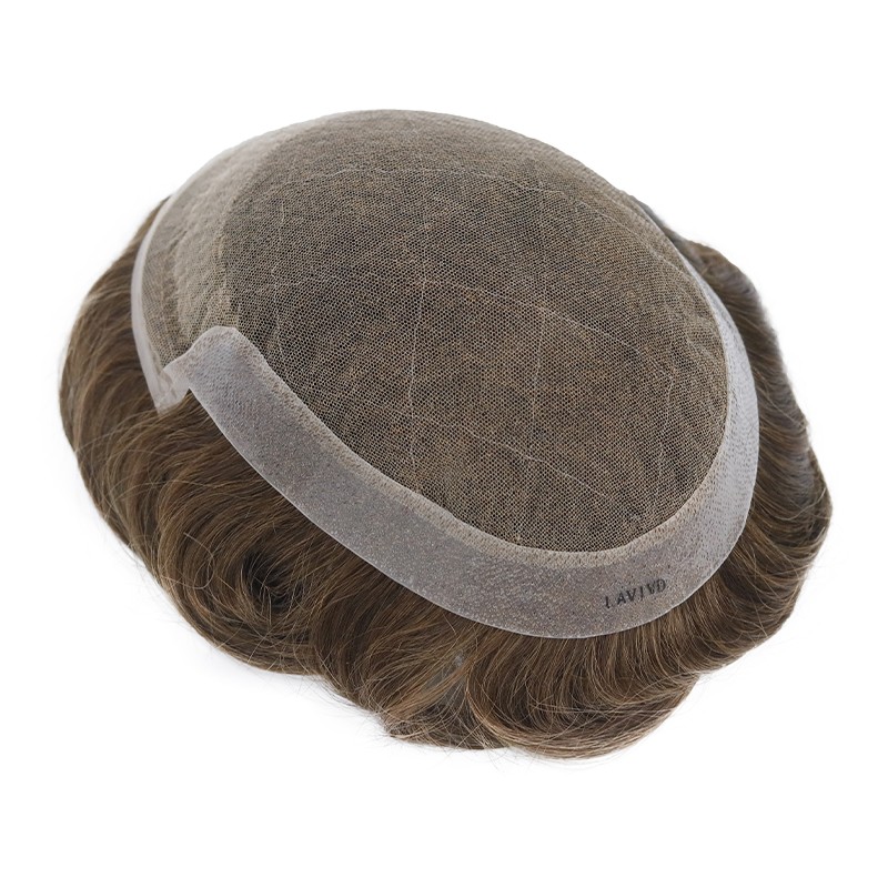 Lace Middle + 1'' Skin Haarsystem|Indisches Menschenhaar|LaVividHair