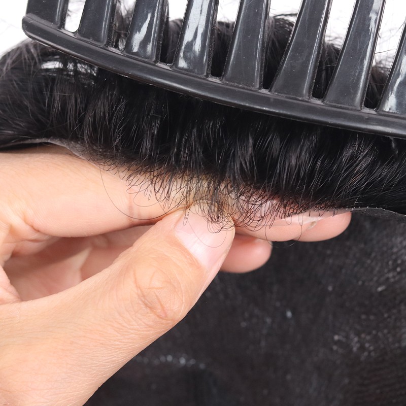 0.06mm Haut Haarsystem | Indisches Menschenhaar | LaVividHair