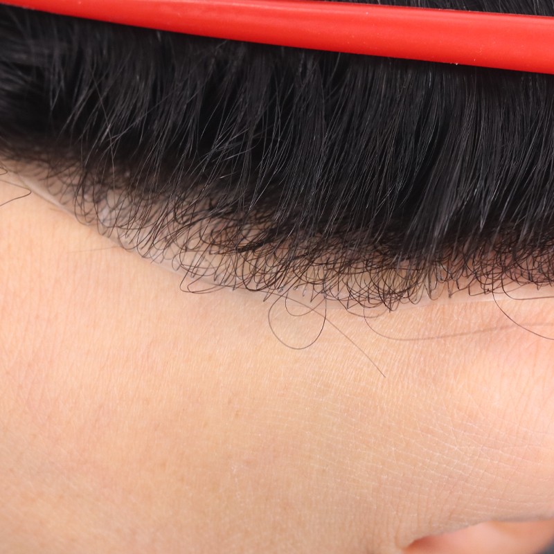 0.06mm Haut Haarsystem | Indisches Menschenhaar | LaVividHair