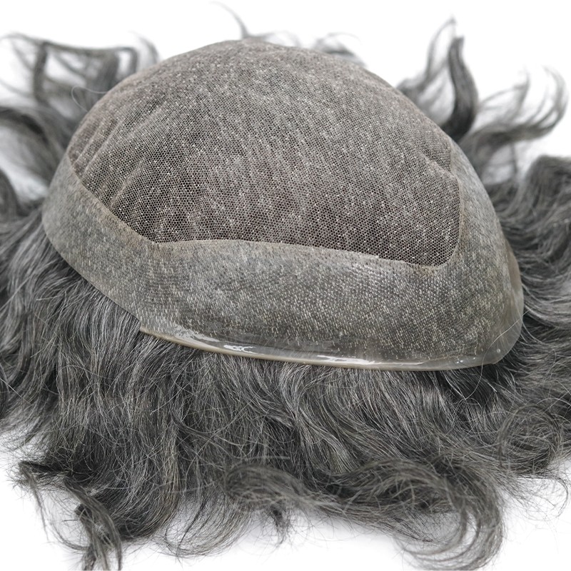 Lace Middle+1"Skin Haarsystem|Indisches Menschenhaar|LaVividHair