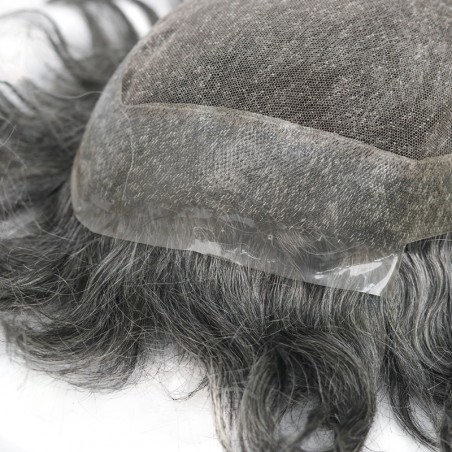 Lace Middle+1"Skin Haarsystem|Indisches Menschenhaar|LaVividHair