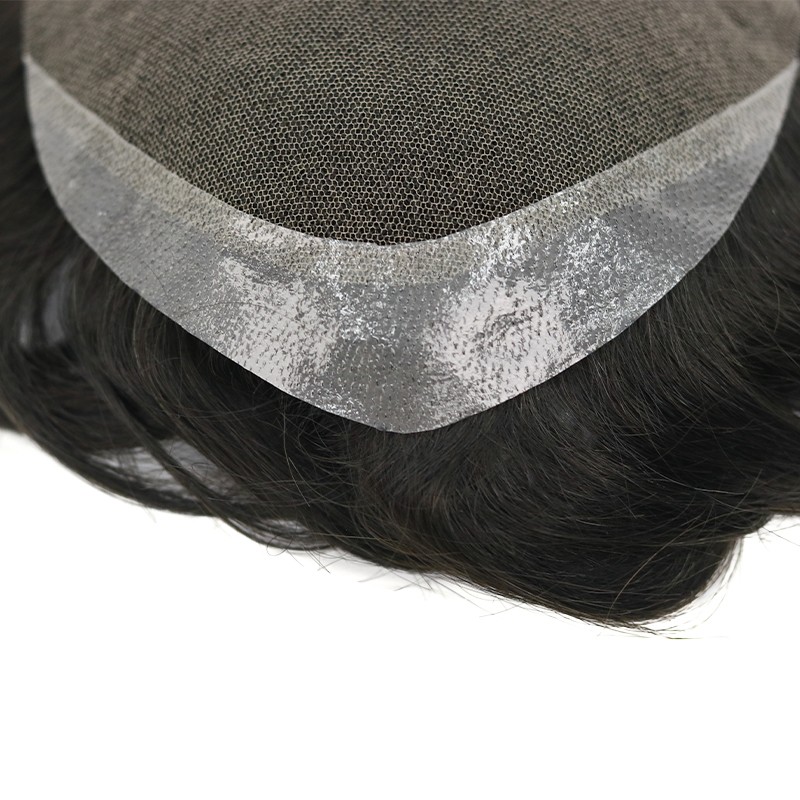 1'' Skin Front + Lace Back Haarsystem | Indisches Menschenhaar | LaVividHair