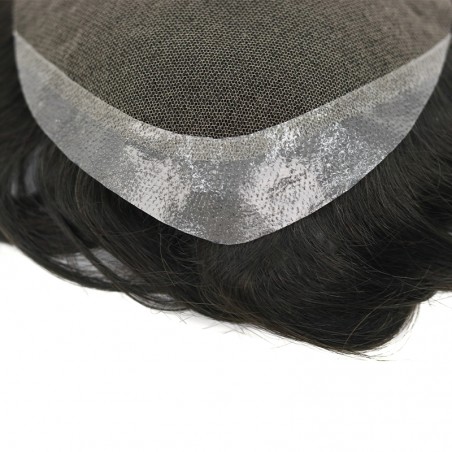 1'' Skin Front + Lace Back Haarsystem | Indisches Menschenhaar | LaVividHair