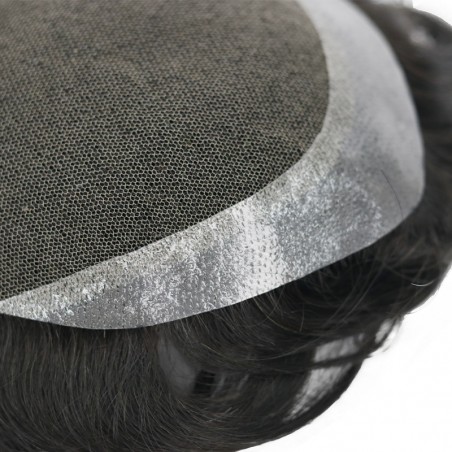 1'' Skin Front + Lace Back Haarsystem | Indisches Menschenhaar | LaVividHair