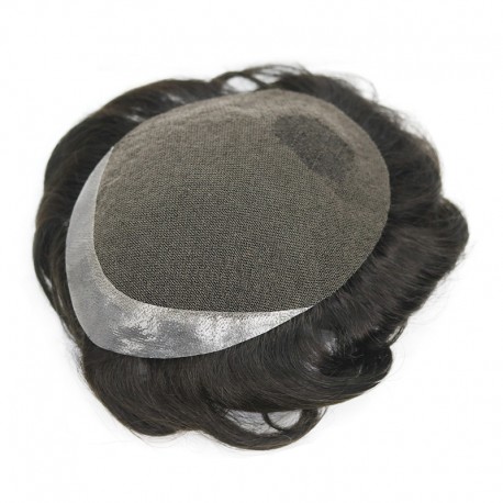 1'' Skin Front + Lace Back Haarsystem | Indisches Menschenhaar | LaVividHair