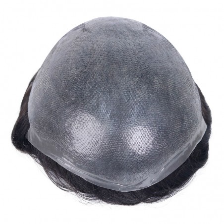 Single-Knotted 0.08mm Full Skin|8''X10'' Indian Remy Hair 1B Color|30mm Body Wave|100% Density|6'' Long Single-Knotted 0.08mm Full Skin|8''X10'' Indian Remy Hair 1B Color|30mm Body Wave|100% Density|6'' Long