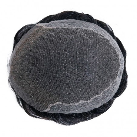 Full 0.12Net|8''X10'' Indian Remy Hair 1B20 Color|30mm Body Wave|80% Density|6'' Long