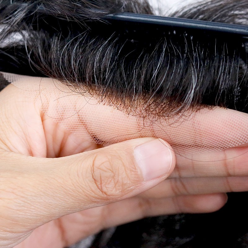 Full 0.12Net|8''X10'' Indian Remy Hair 1B20 Color|30mm Body Wave|80% Density|6'' Long