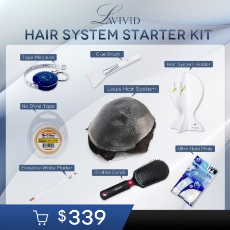Starter Kit Paket I für Haarsysteme mit C-through Skin