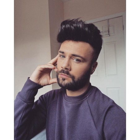 Oceanus Männerhaarsystem | Spitze vorne, Haut im Rücken | LaVividHair Oceanus Männerhaarsystem | Spitze vorne, Haut im Rücken | LaVividHair