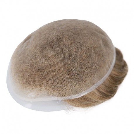 Full Swiss Lace | 7''x9'' Indian Remy Human Hair 20R | 30mm Body Wave | 80% Light Density | 6''