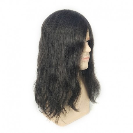 Noah Langhaar Toupet für Herren in 1B Off Black | LaVividHair