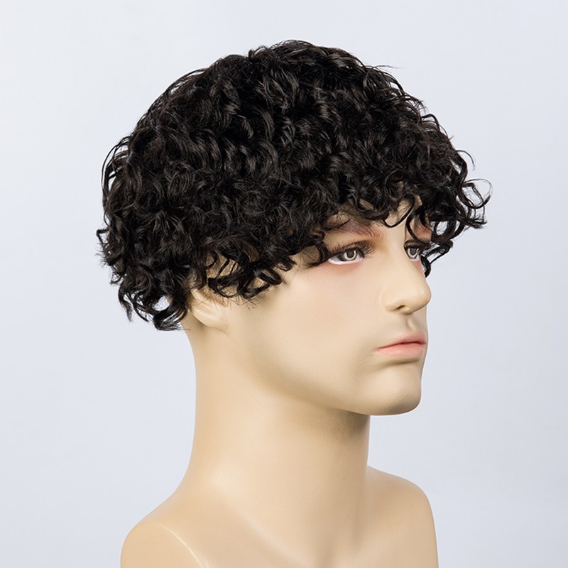 Adam Krauses Haartoupet mit 20mm Locken für Herren | LaVividHair