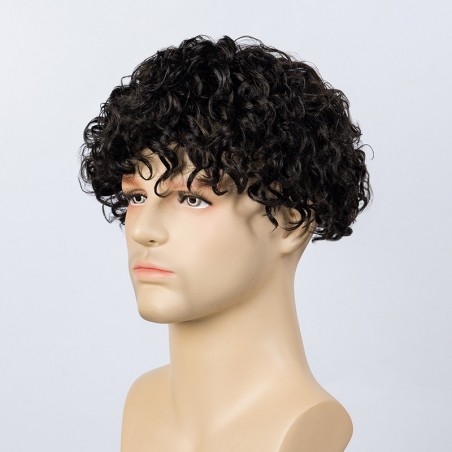 Adam Krauses Haartoupet mit 20mm Locken für Herren | LaVividHair