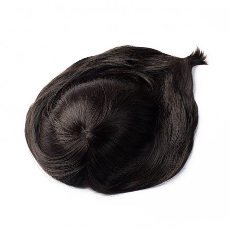 Cronus Haarausfallbehandlung|Volle Polyskin Basis|Europäisches Haar