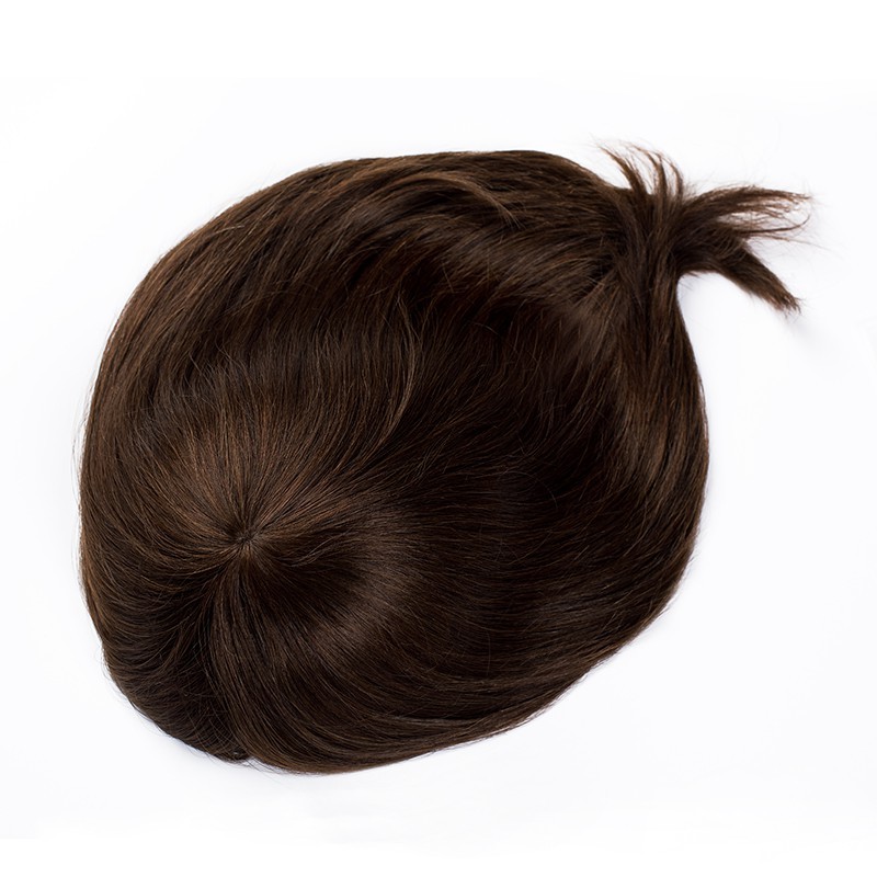 Cronus Haarausfallbehandlung|Volle Polyskin Basis|Europäisches Haar